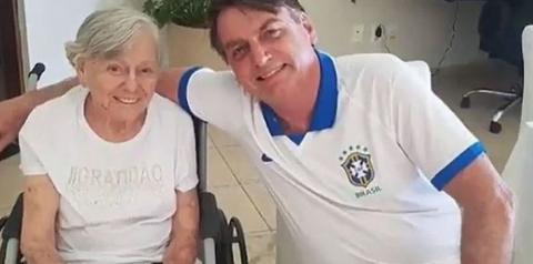 Mãe do presidente Jair Bolsonaro morre aos 94 anos
