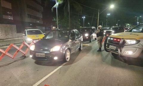 Quatro pessoas são detidas por embriaguez ao volante em bairros distintos de Maceió